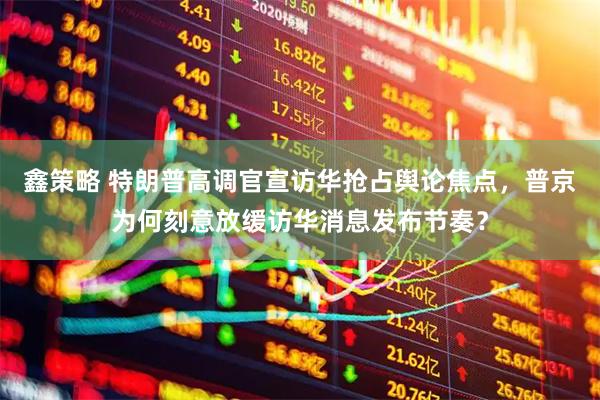 鑫策略 特朗普高调官宣访华抢占舆论焦点，普京为何刻意放缓访华消息发布节奏？